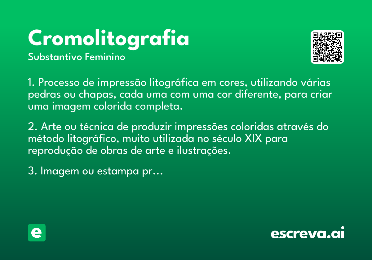 cromolitografia