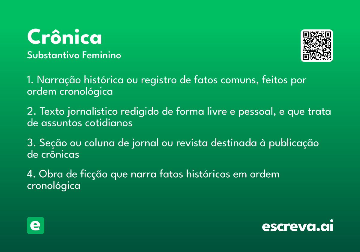 crônica