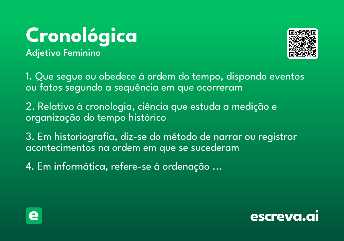 cronológica