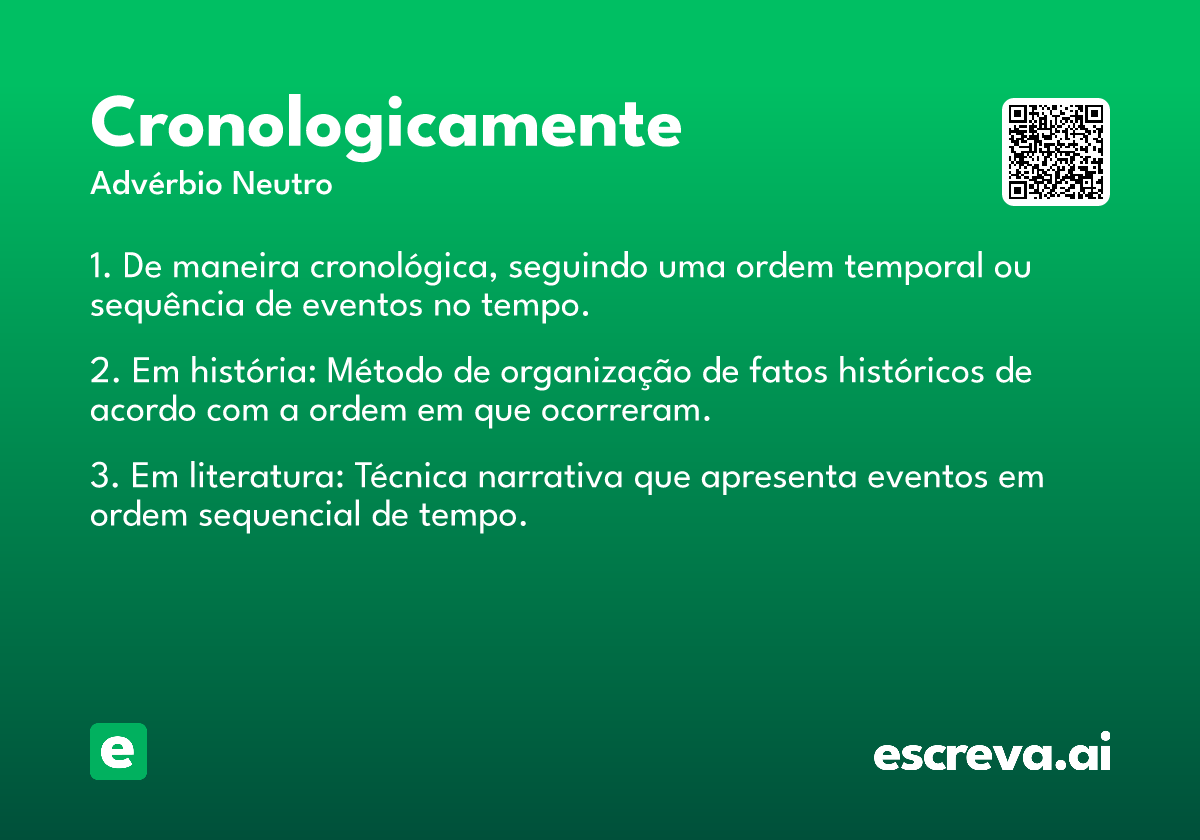 cronologicamente