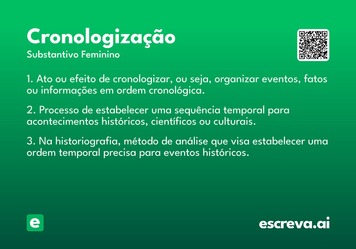 cronologização