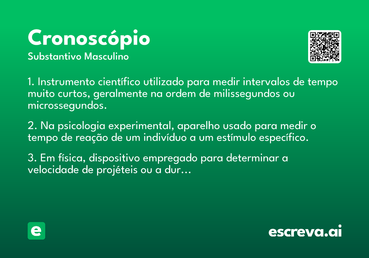cronoscópio