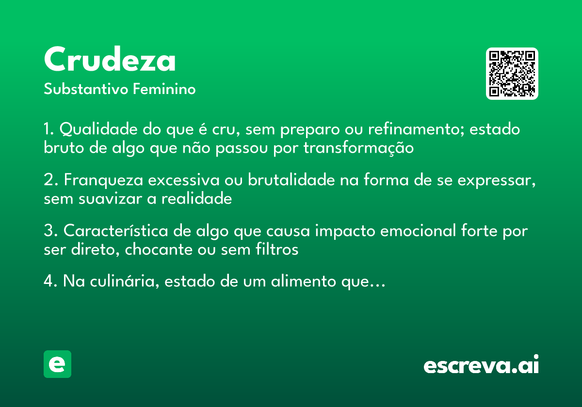 crudeza