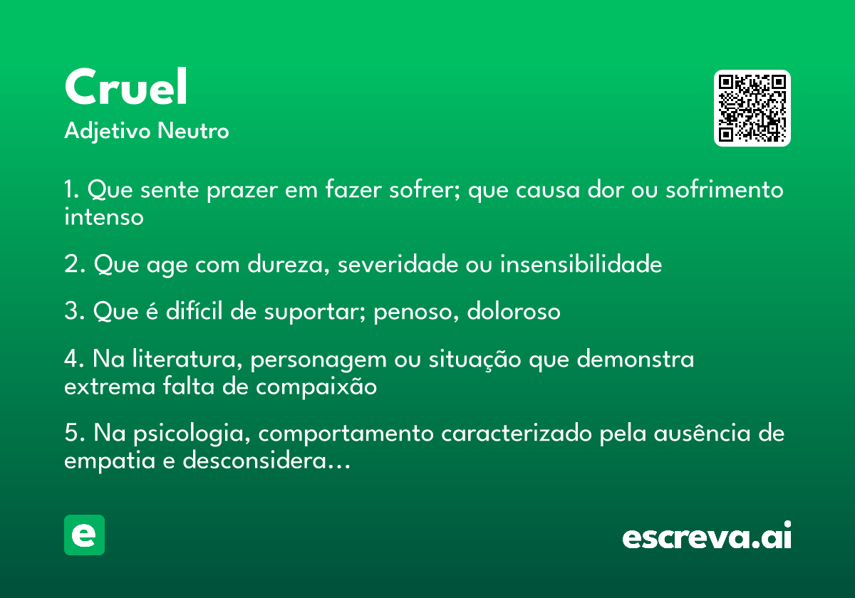 cruel