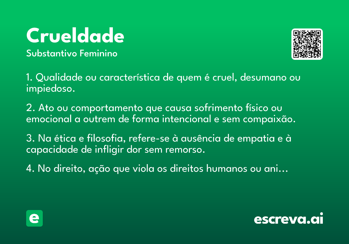 crueldade
