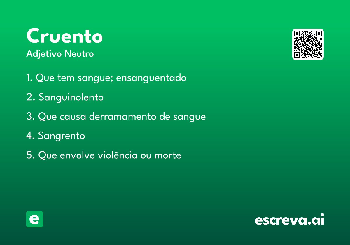 cruento