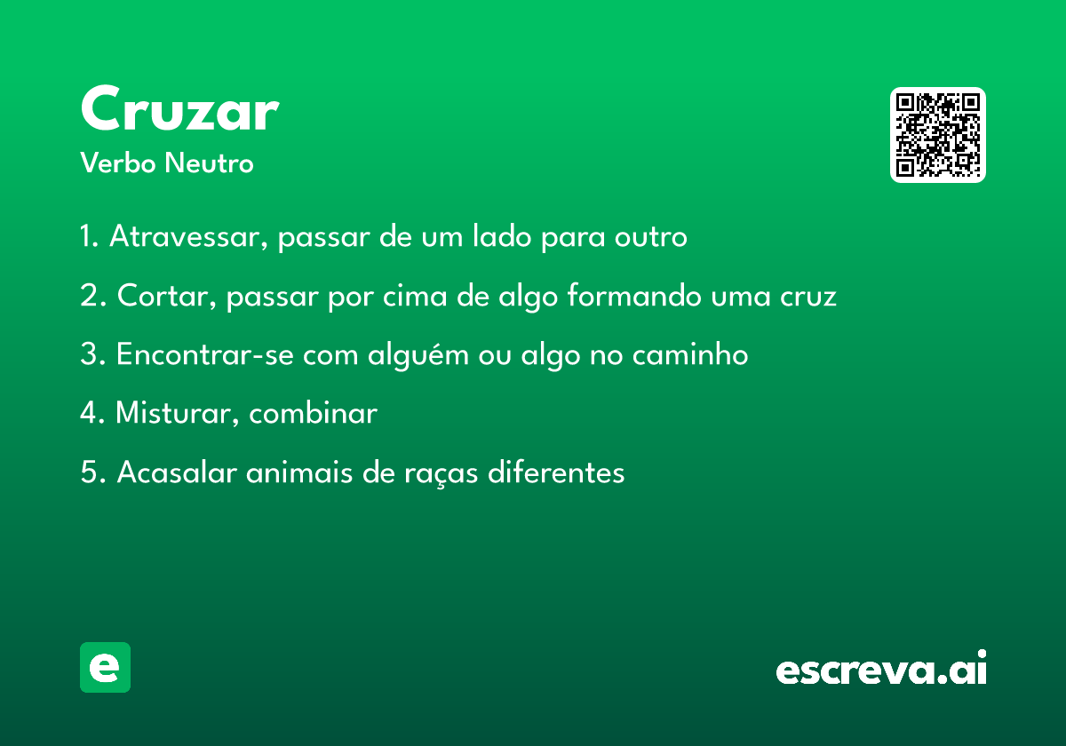 cruzar