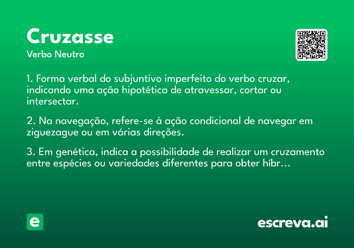 cruzasse