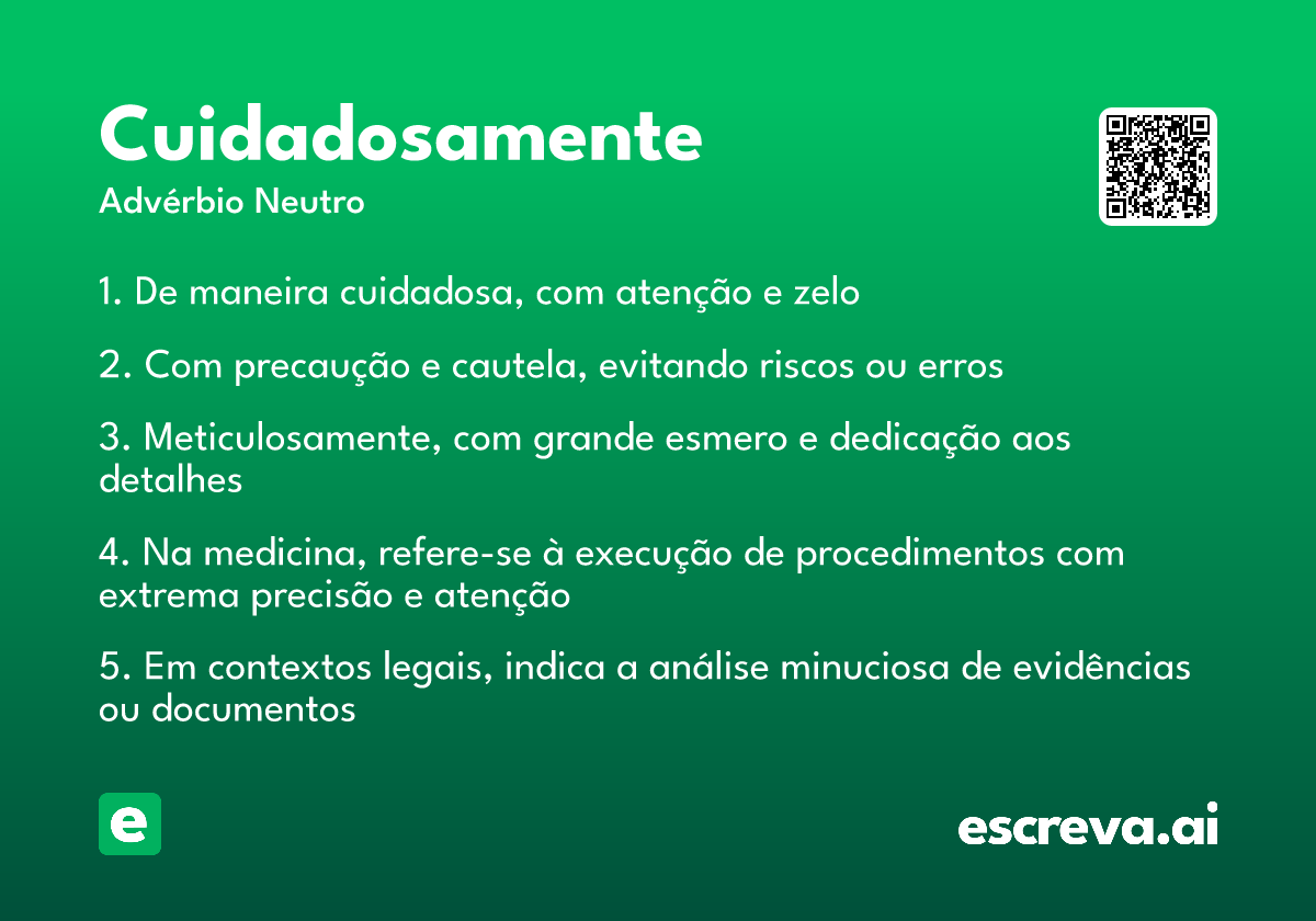 cuidadosamente