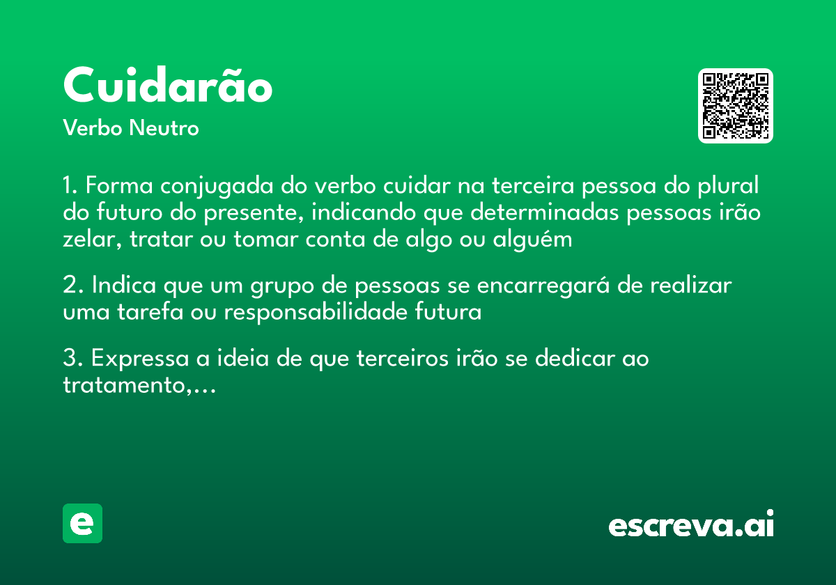 cuidarão