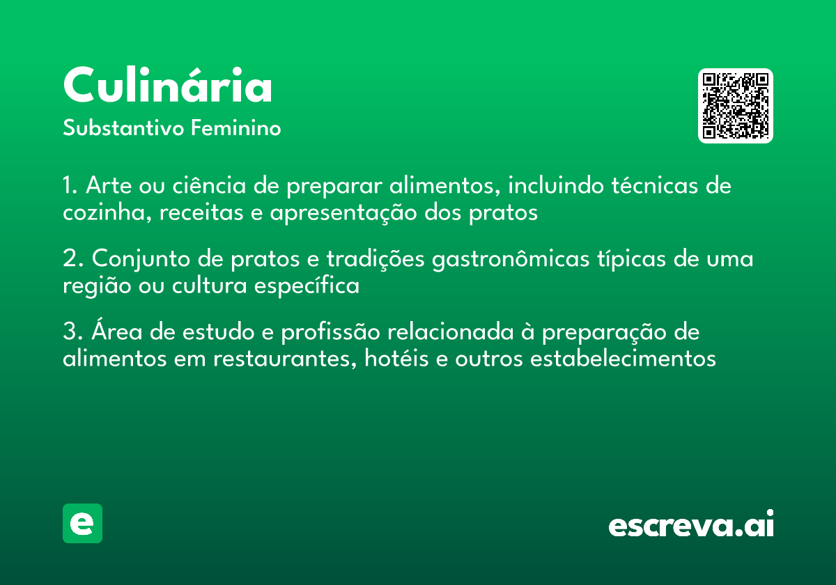 culinária