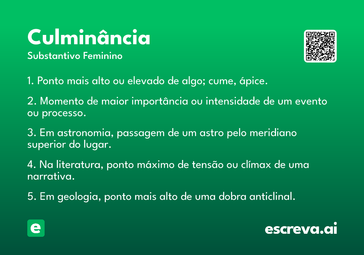 culminância