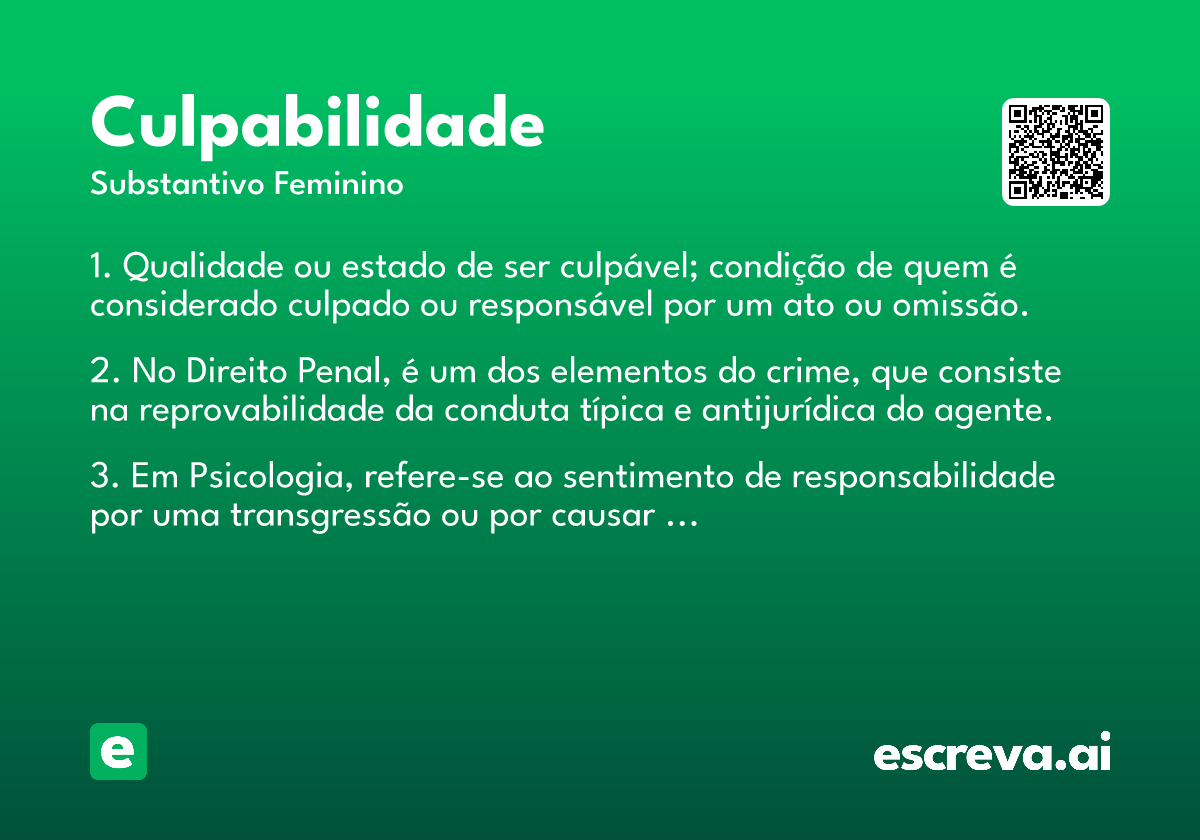 culpabilidade