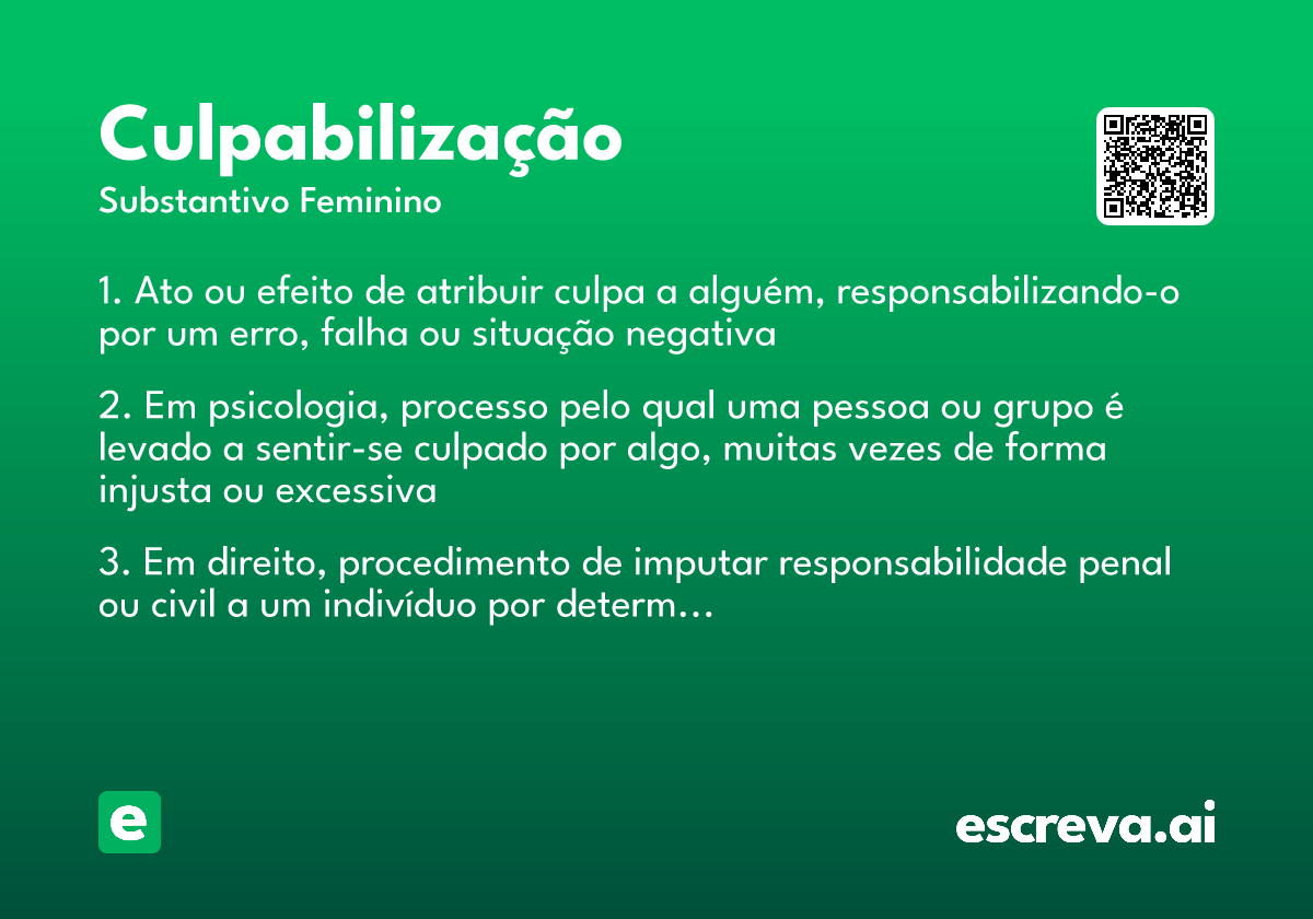 culpabilização