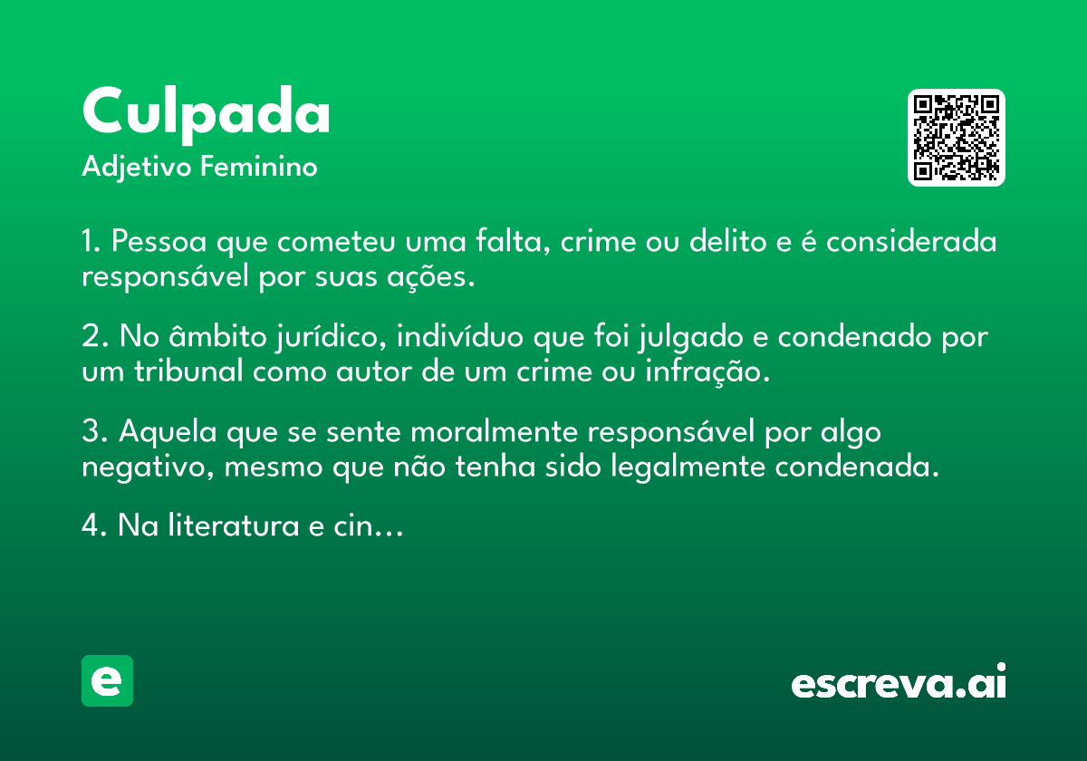 culpada