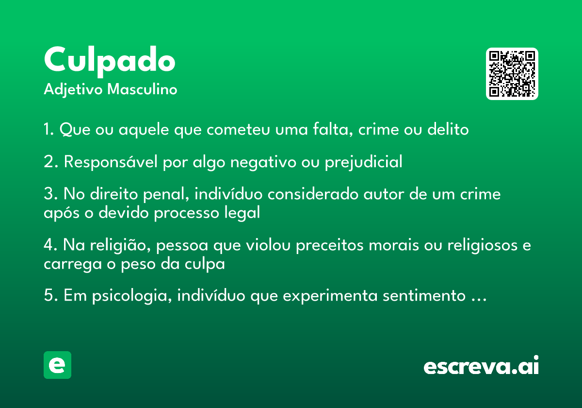culpado