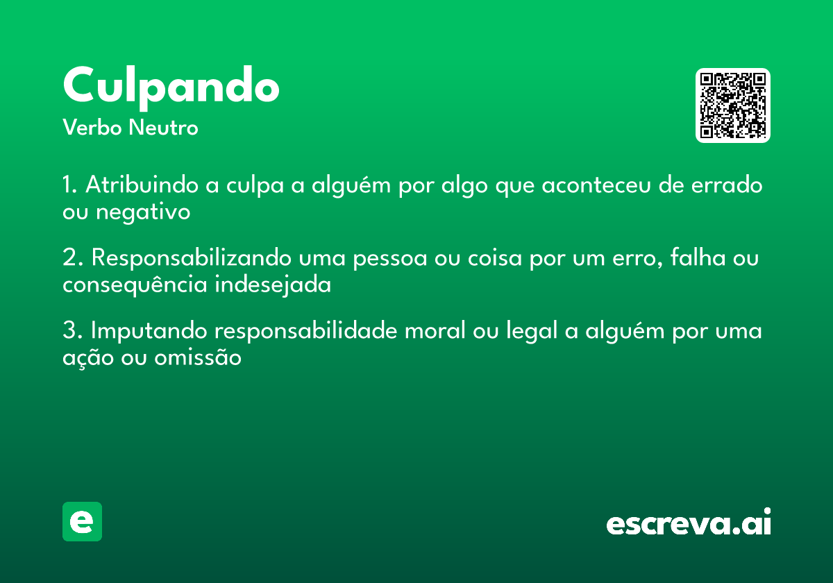 culpando