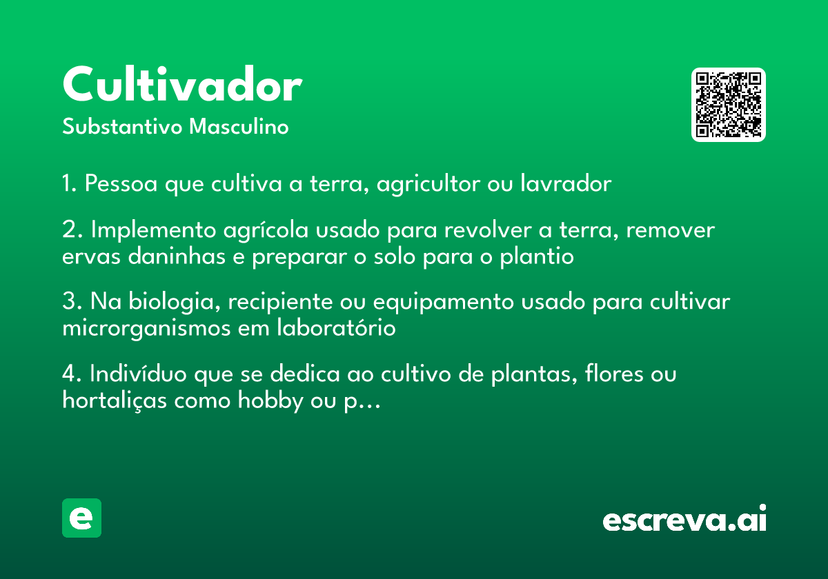 cultivador