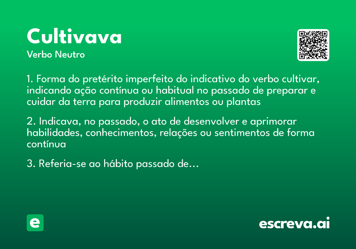 cultivava