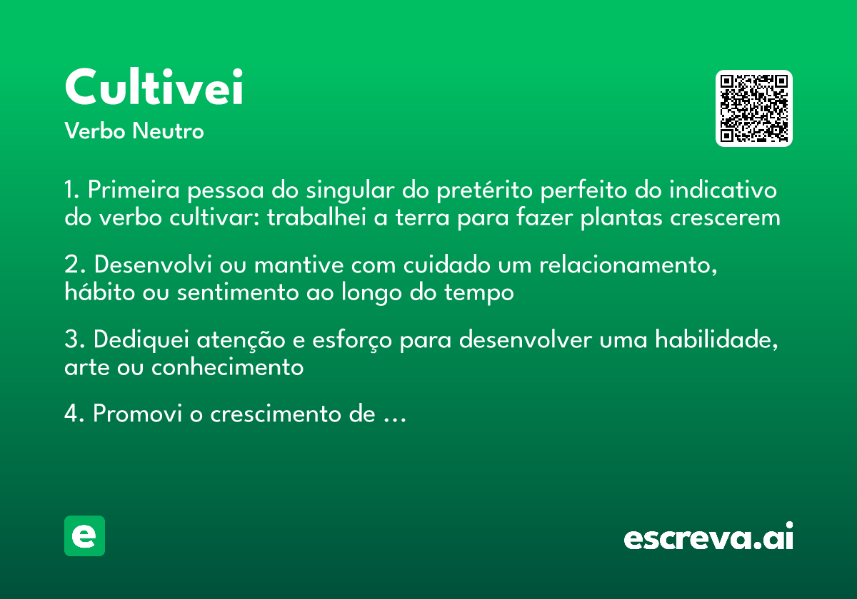 cultivei