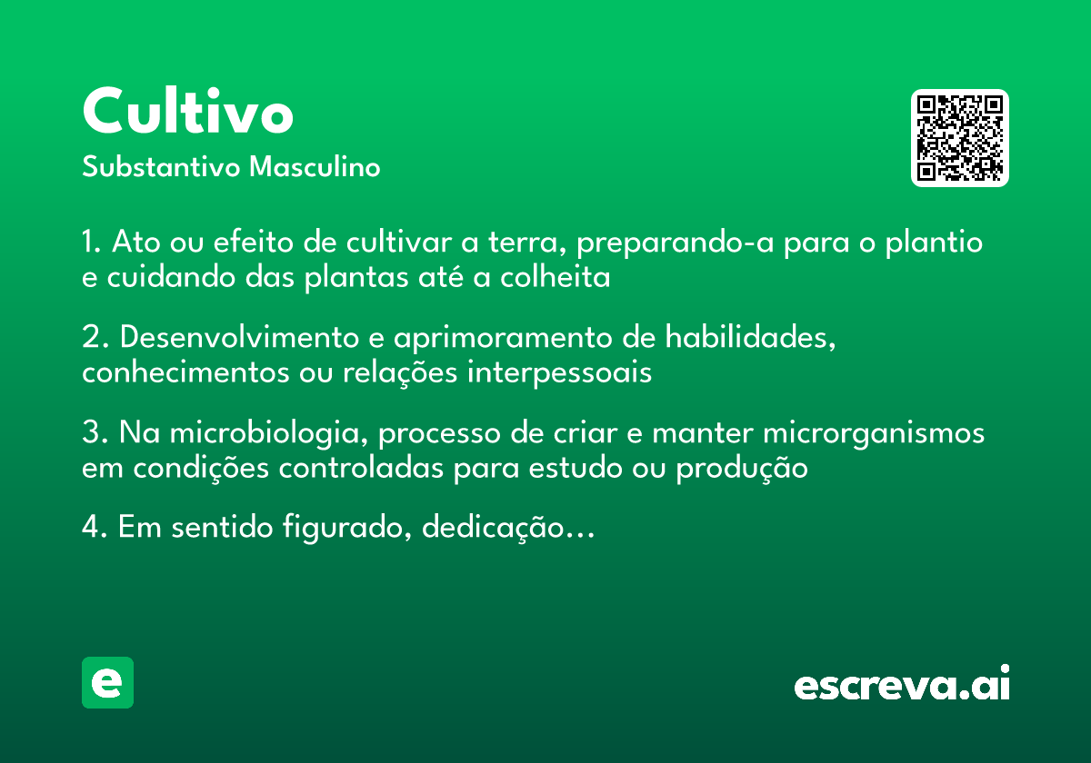 cultivo