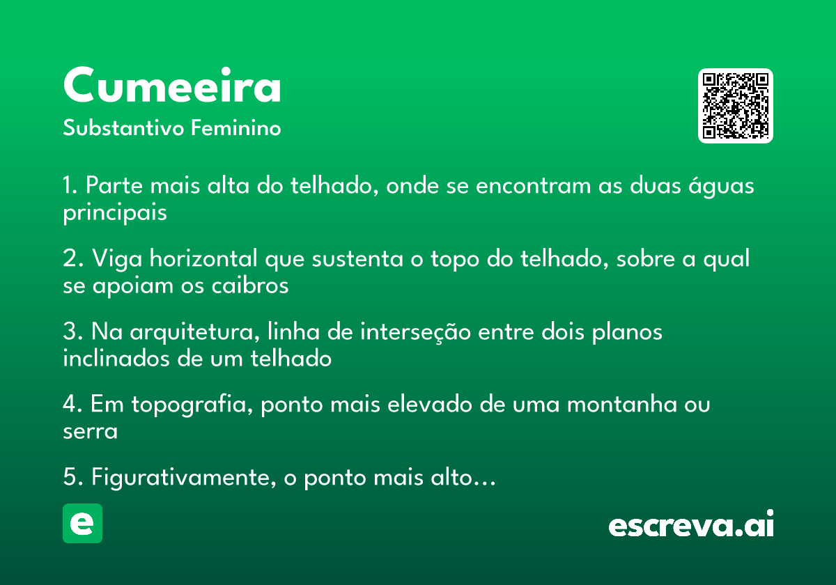 cumeeira