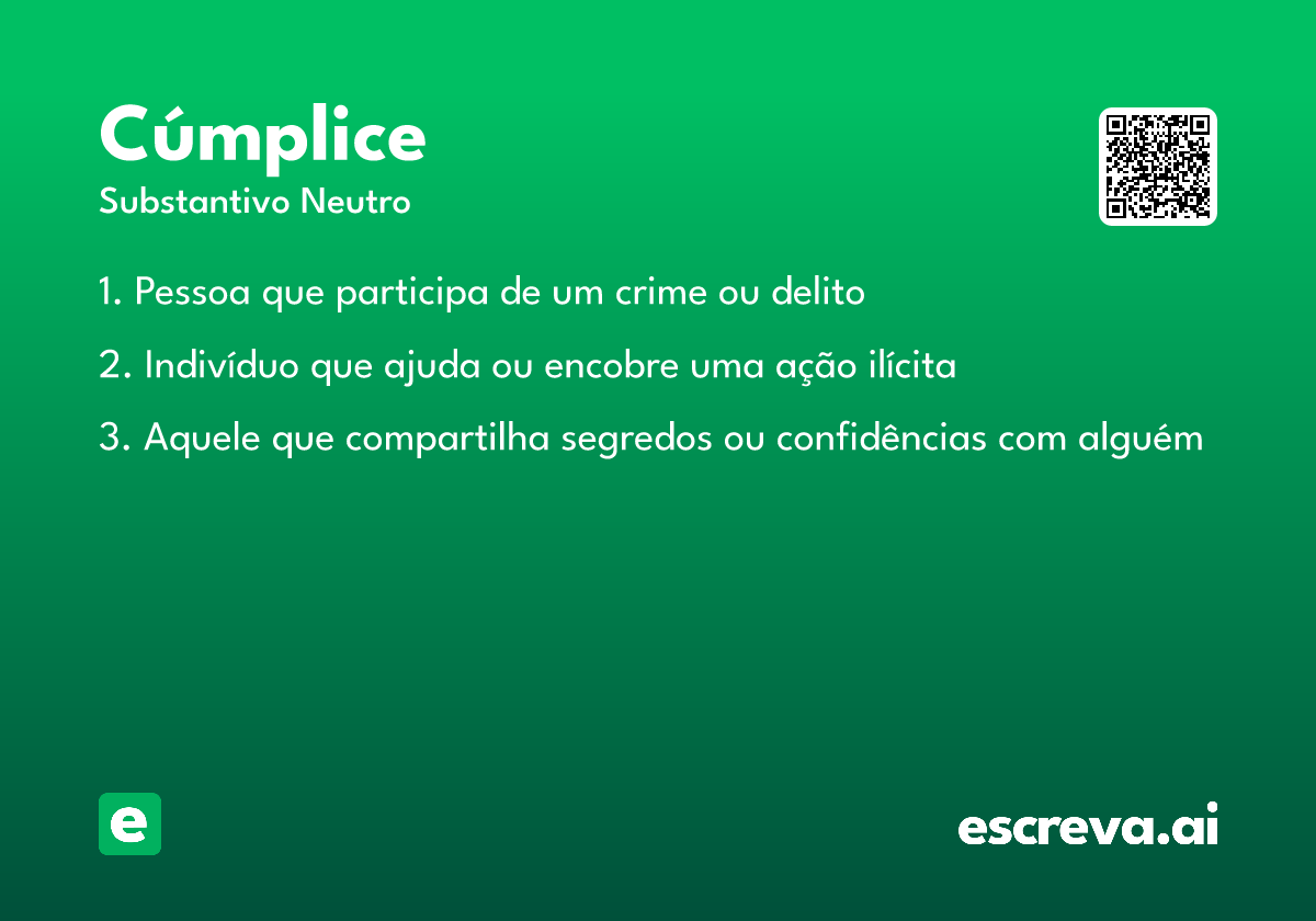 cúmplice