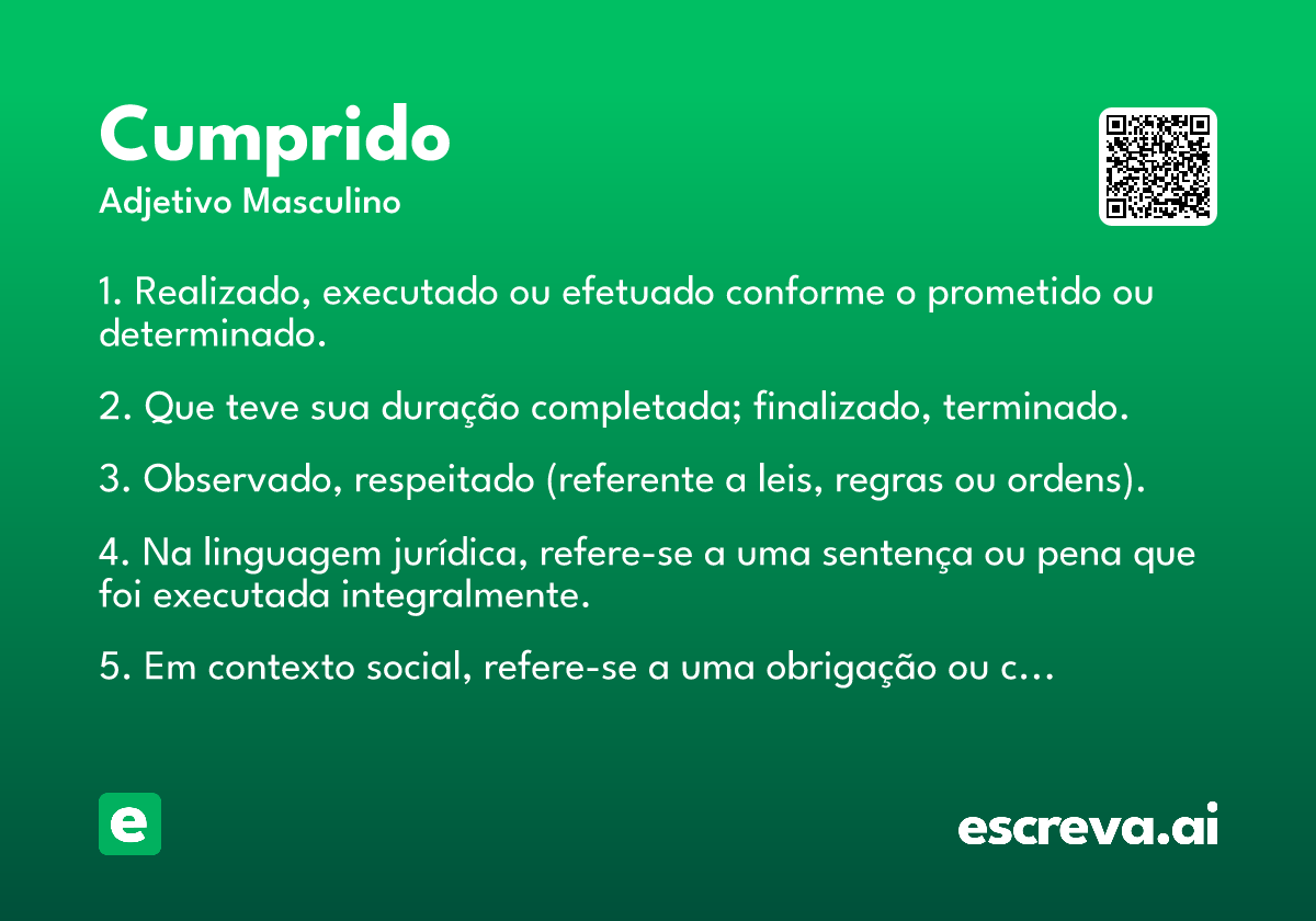 cumprido