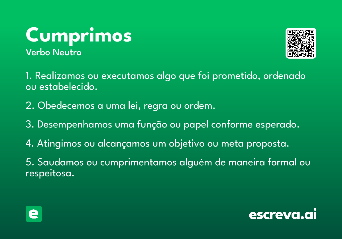 cumprimos