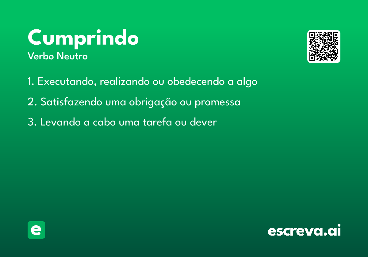 cumprindo