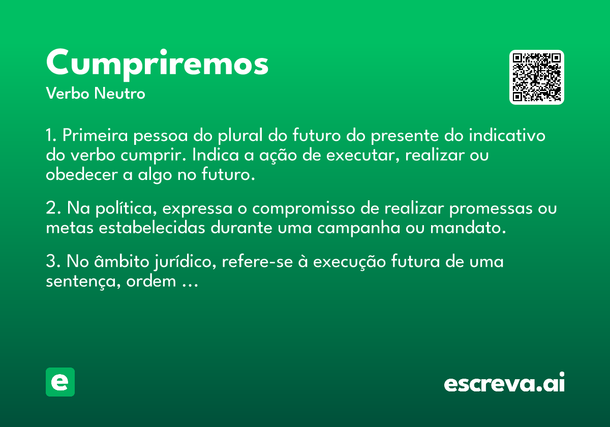 cumpriremos