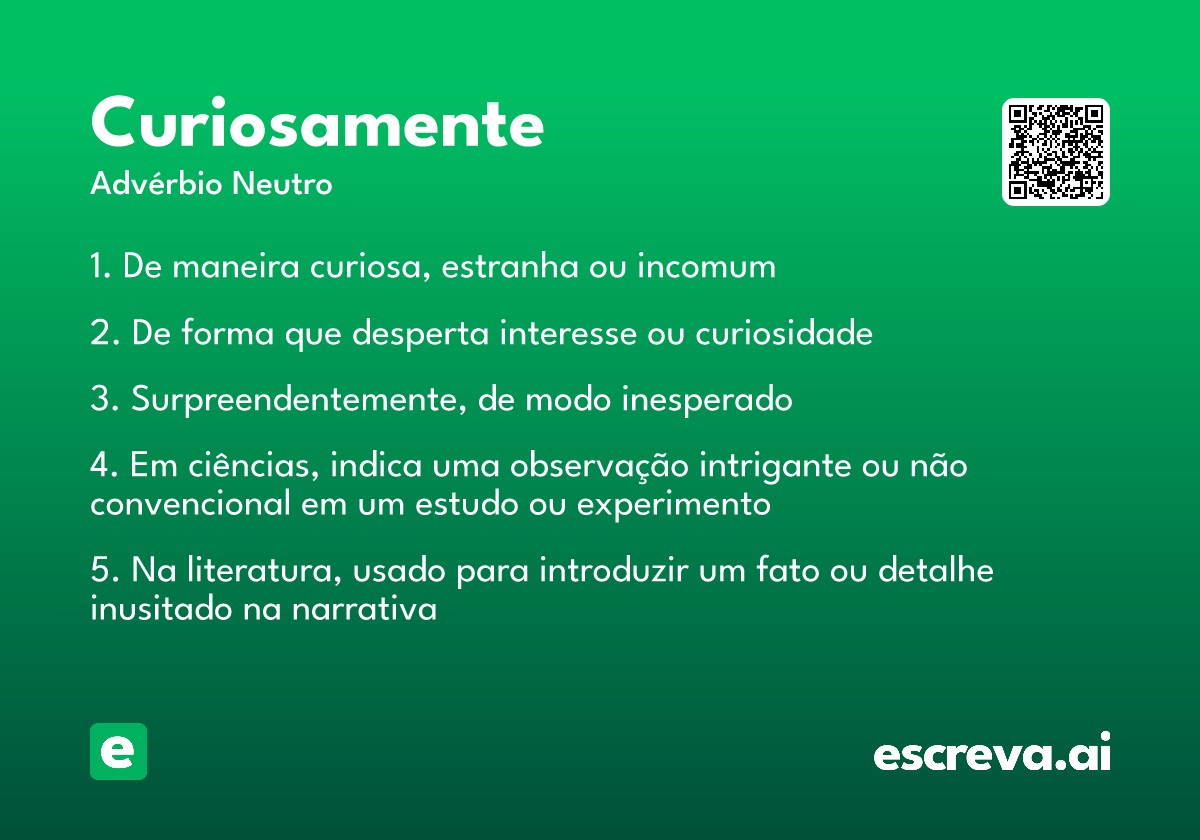 curiosamente