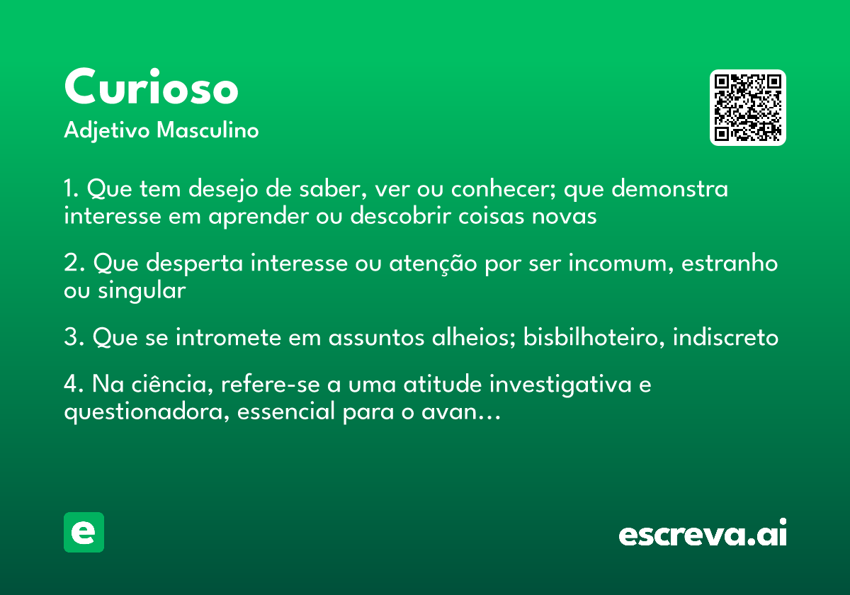 curioso