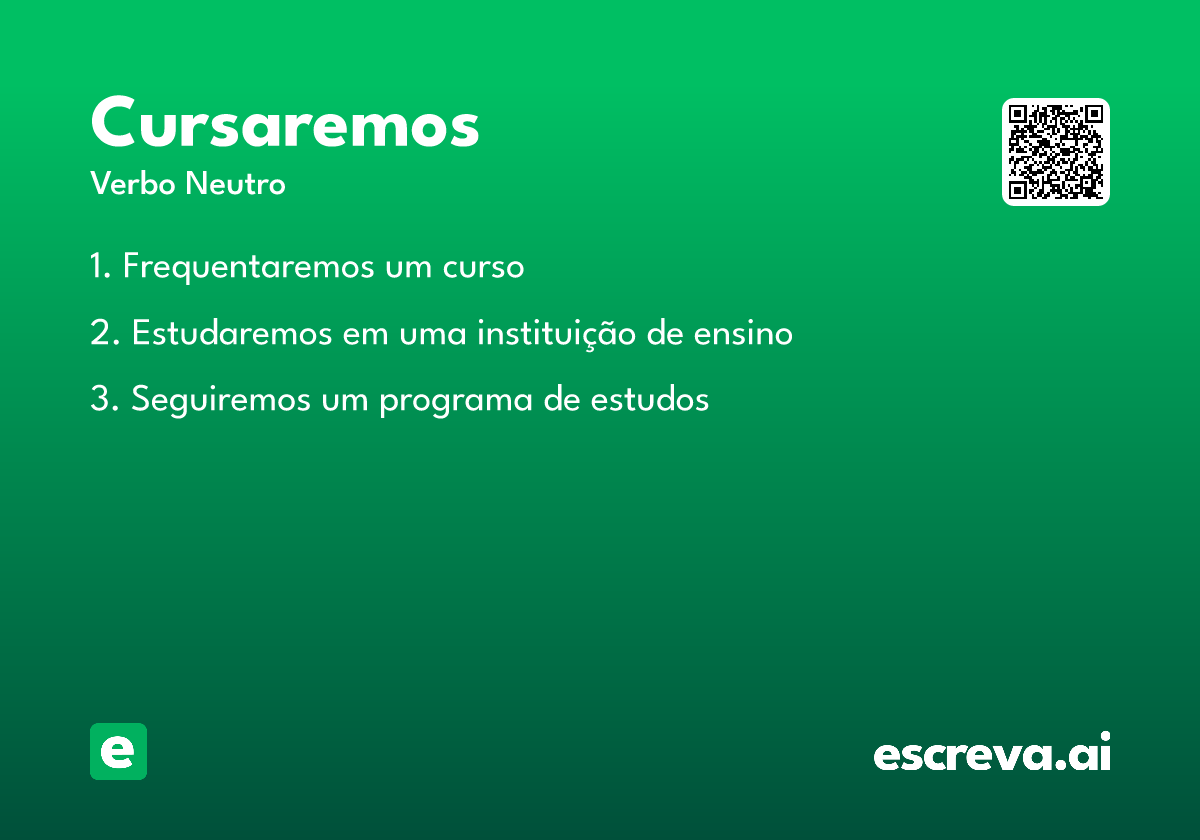 cursaremos