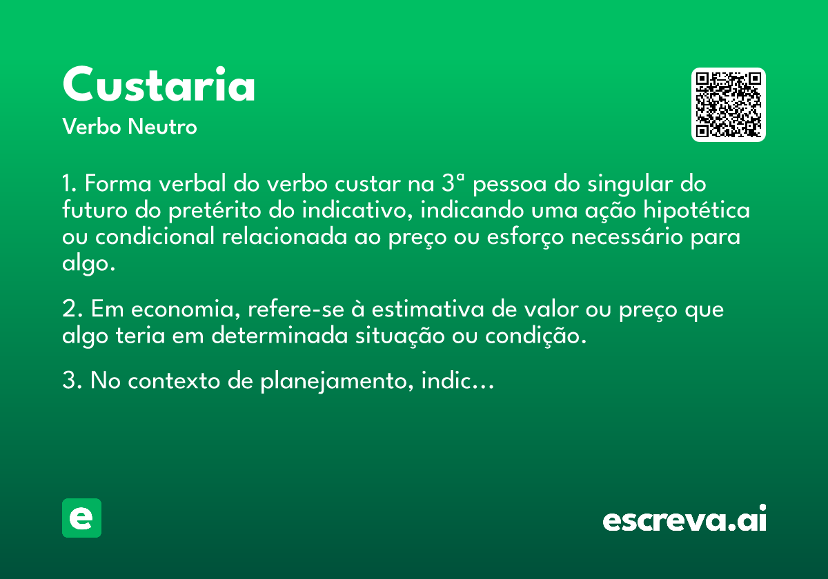 custaria