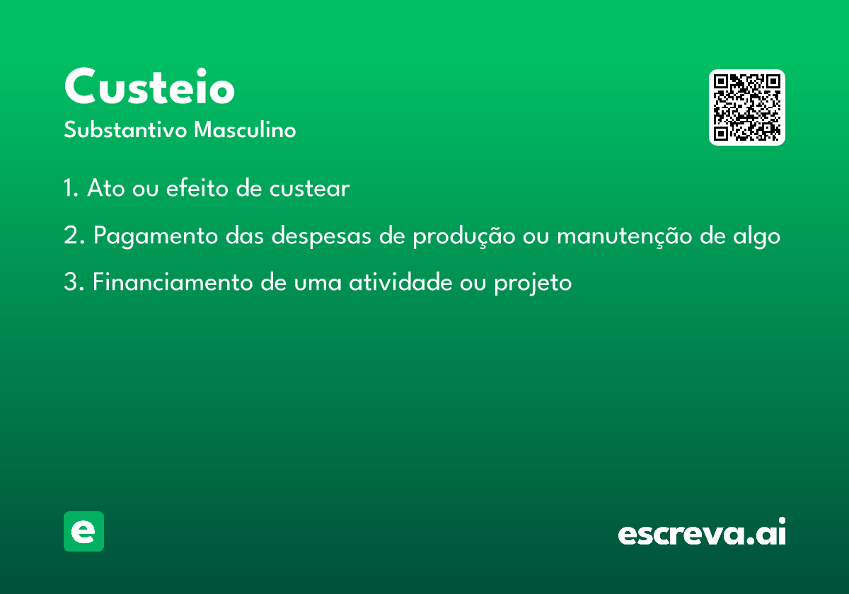 custeio