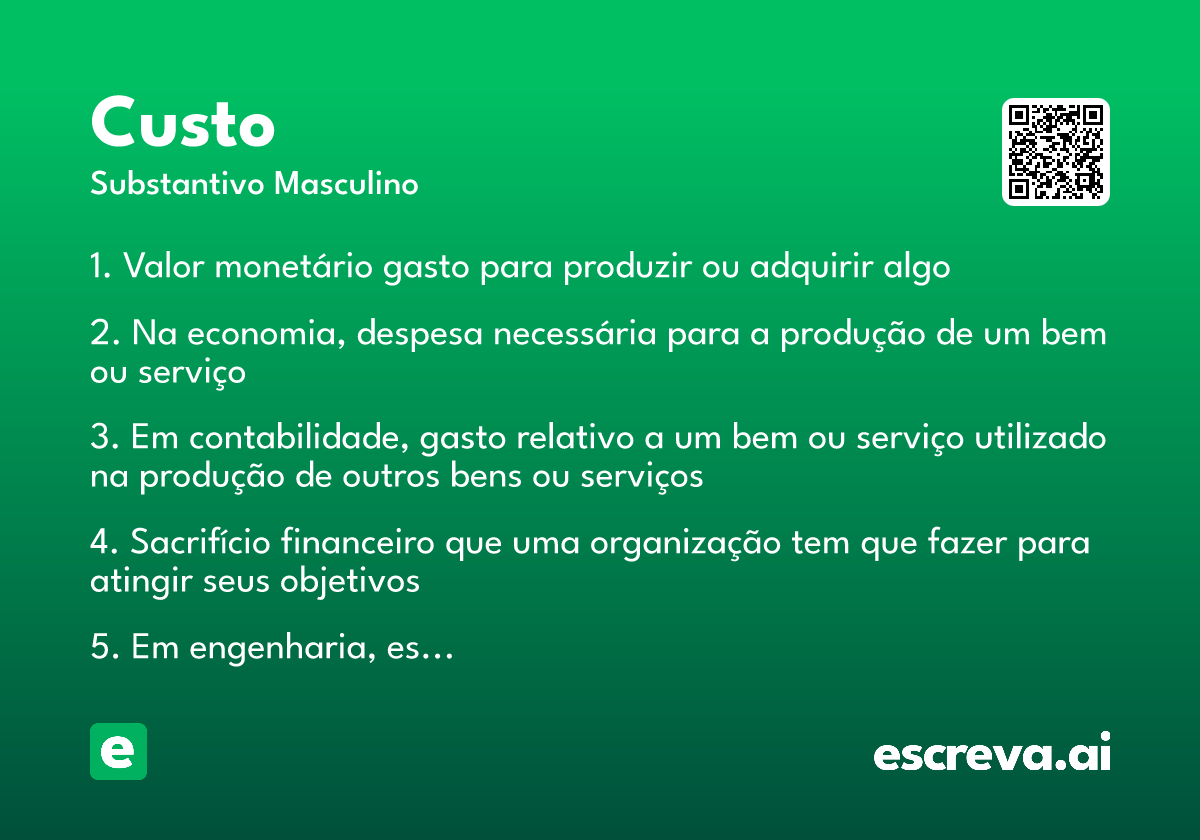 custo