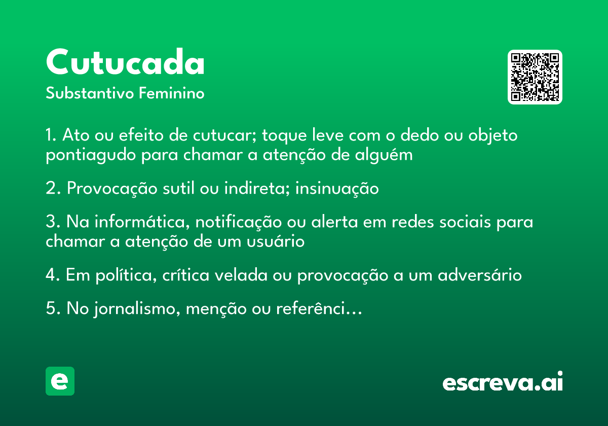 cutucada