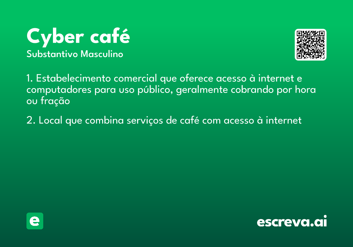 cyber café