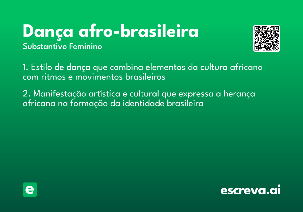 dança afro-brasileira
