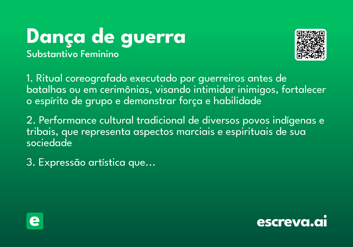 dança de guerra