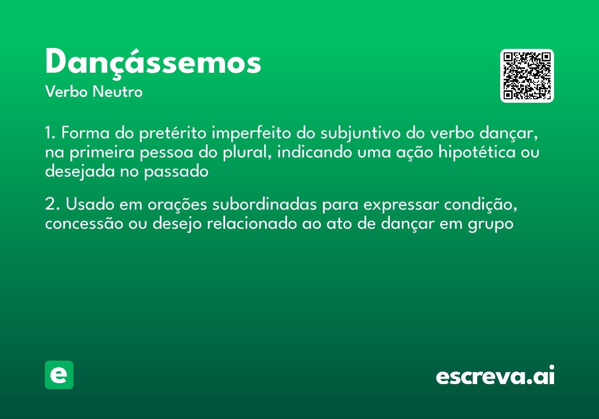dançássemos