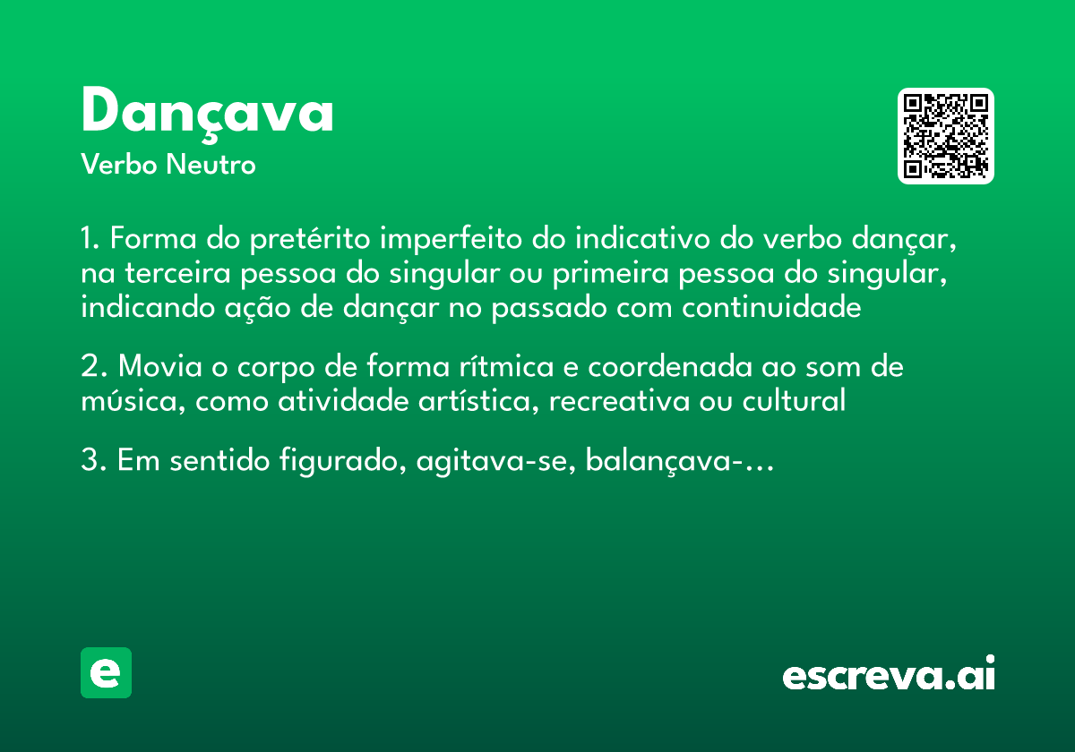 dançava