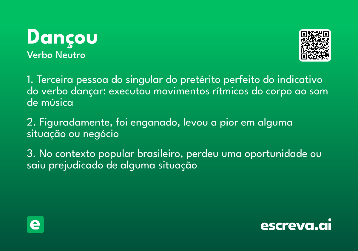 dançou