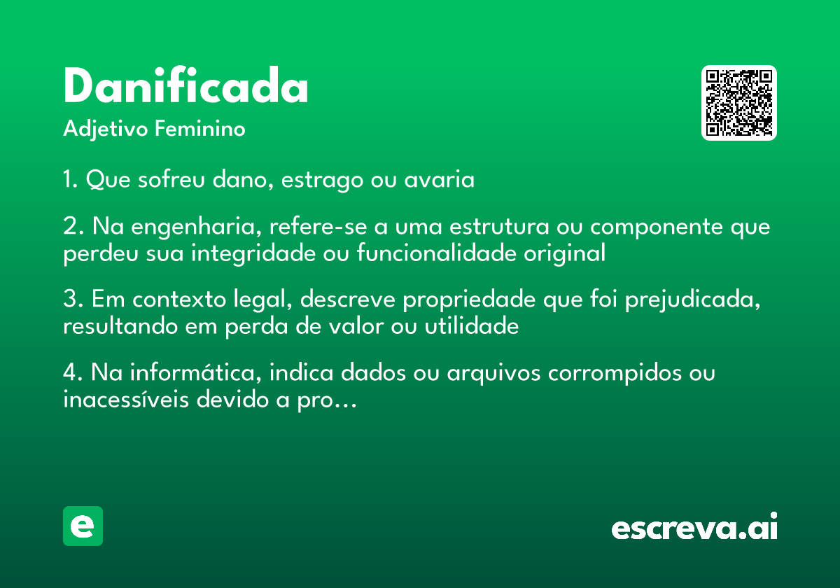 danificada