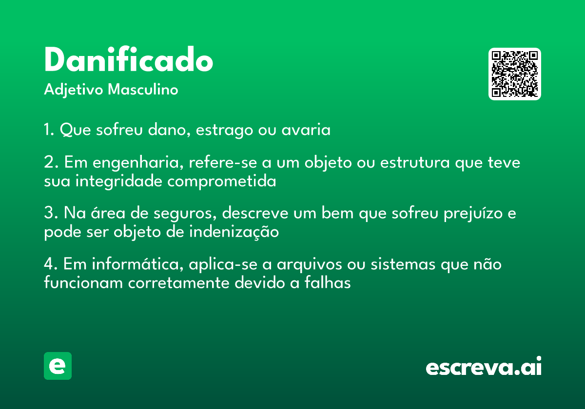 danificado