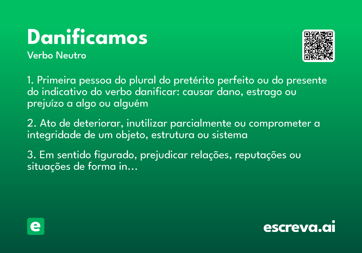 danificamos