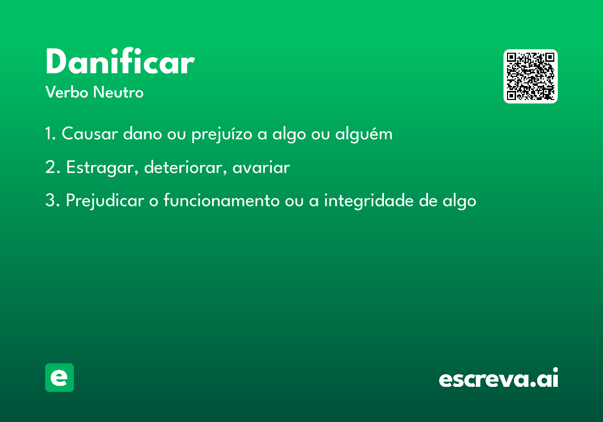 danificar