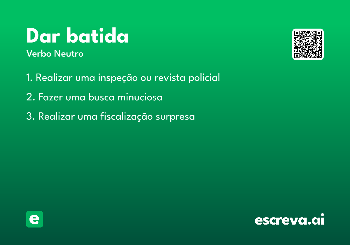dar batida