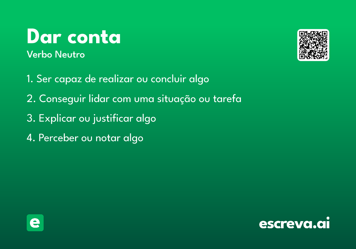 dar conta